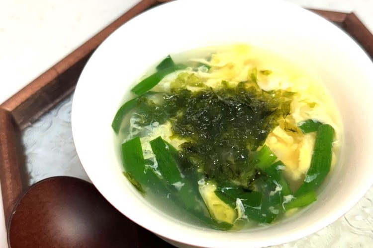 ニラ玉スープ